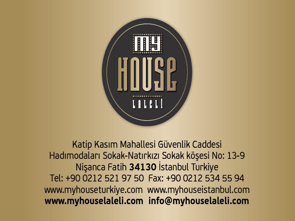 My House Laleli Hotel Isztambul Kültér fotó